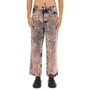 ETUDES STUDIO Etude Studio Men's Acid Wash Wide Leg Jeans Men PINK Pants